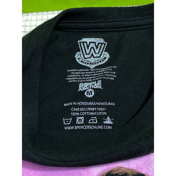 Men's Ripple Junction  Black shawn michaels studio portrait T-Shirt size Medium - Picture 4 of 7